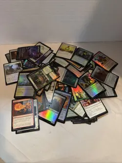 165 Near Mint MTG Magic the Gathering Foil/Holo Lot (Mullti-Color) Unsearched - Image 1