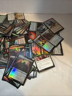 165 Near Mint MTG Magic the Gathering Foil/Holo Lot (Mullti-Color) Unsearched - Image 2