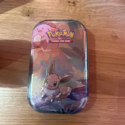 Pokemon TCG Kanto Friends Mini Tin Eevee New Sealed - Image 1