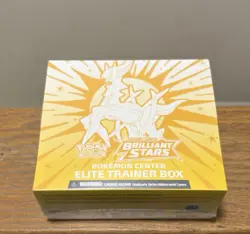 Pokemon TCG Sword & Shield Brilliant Stars Pokemon Center Elite Trainer Box ETB - Image 1