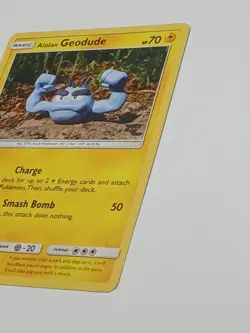 Alolan Geodude 35/181 Common Yuka Morii SM - Team Up Pokemon Card - Image 3