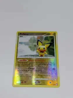 Pichu 2007 Reverse Holo Graphic Pokemon Card Mysterious Treasures 93/123 - Image 1