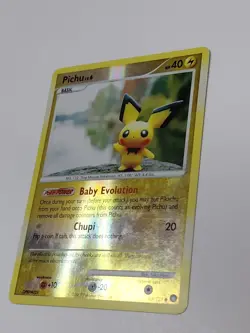 Pichu 2007 Reverse Holo Graphic Pokemon Card Mysterious Treasures 93/123 - Image 2