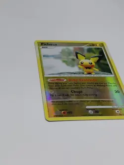 Pichu 2007 Reverse Holo Graphic Pokemon Card Mysterious Treasures 93/123 - Image 4