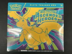 Pokemon TCG Ascended Heroes Elite Trainer Box ETB SEALED 9x BOOSTER PACKS HTF! - Image 1