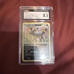 Pokemon TCG Umbreon Undaunted Nightfall Deck Cracked Ice Holo CGC 8.5 10/80 - Image 1