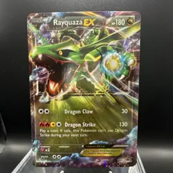 Pokemon Rayquaza ex XY73 XY Promo Holo EX Basic HP180 Dragon - Image 1