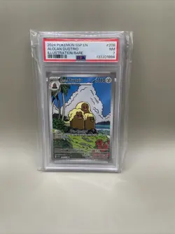 Pokemon TCG Alolan Dugtrio Holo Card 208/191 Surging Sparks Series PSA 7 - Image 1