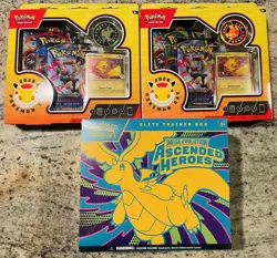 Pokemon TCG Ascended Heroes Elite Trainer Box ETB Sealed And 2 Pokemon Day Box - Image 1