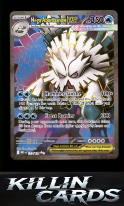 Mega Abomasnow ex - 157/132 157/132 Pokemon Ultra Rare ME01: Mega Evolution Card - Image 1