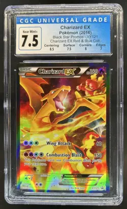 2016 Pokemon XY Promos Charizard #XY121 CGC 7.5 - Image 1