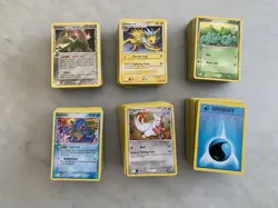 Non Holo Pokemon Bulk Lot of 600+ Cards Vintage 1998-2008 - Image 1