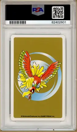 Pokemon - Sunkern 9 of Hearts, Gold Ho-oh Back Poker Deck #191A PSA 10 - Image 2