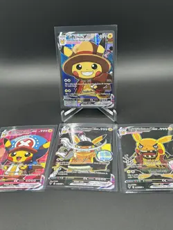 Pokemon Pikachu Cosplay One Piece Lot Luffy Chopper Newgate Marshall D CustomArt - Image 1