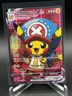 Pokemon Pikachu Cosplay One Piece Lot Luffy Chopper Newgate Marshall D CustomArt - Image 4