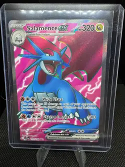 POKEMON TCG Salamence ex 177/159 Sv09: Journey Together Holo - Image 1