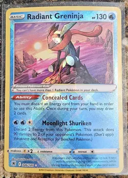 Pokemon 2022 Astral Radiance Radiant Geninga 46 NM or better - Image 1