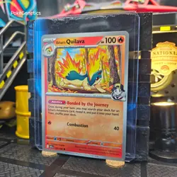 Ethan's Quilava Destined Rivals Pokemon TCG 033/182 Scarlet & Violet SV10 Common - Image 2
