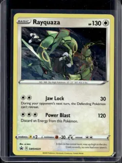 2019-2023 Pokemon SWSH Black Star Promos Rayquaza #SWSH029 - Image 1