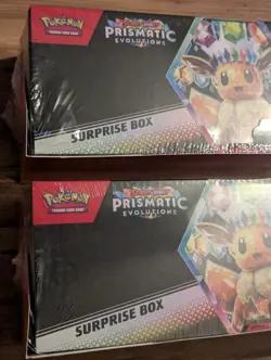 Pokemon TCG: Scarlet & Violet—Prismatic Evolutions Surprise Boxes (Lot of 2) - Image 3