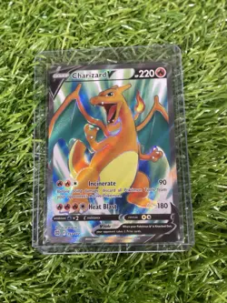 Pokemon Charizard V Ultra Rare Full Art Holo 153/172 Brilliant Stars 220 HP - Image 1
