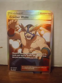 The Pokemon Company Crasher Wake Trainer Supporter Full Art Holo 129/131 - Image 1