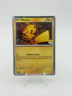 Pikachu 051/162 Pokemon Day 2026 Stamp Cosmos Holo Promo NM Mint - Image 1