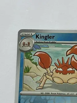Kingler 99 / 165 Pokemon Scarlet & Violet 151 2023 Near Mint Reverse Holo - Image 5