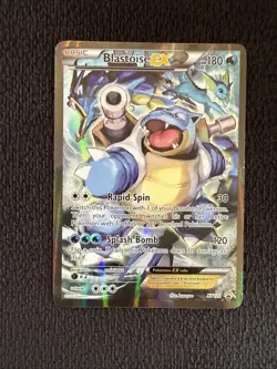 Blastoise Pokemon XY122 Red and Blue Collection Black Star Promo LP - Image 1
