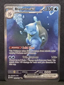 Blastoise ex 200/165 Pokemon 151 Scarlet & Violet SIR Special Illustration Rare - Image 1