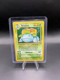 Pokemon TCG Base Set Venusaur Holo Rare 15/102 English - NM 🔥 - Image 1
