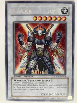 X-Saber Urbellum - HA01-EN025 - Secret Rare - Limited Edition - Image 1