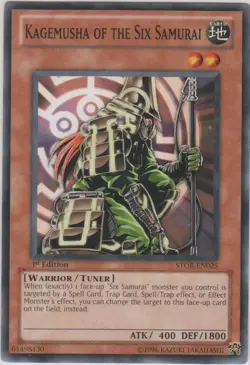 Yugioh! MP Kagemusha of the Six Samurai - STOR-EN025 - Common - 1st Edition Mode - Image 1