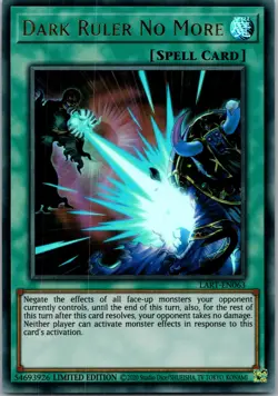 Yugioh Dark Ruler No More LART-EN063 Limited Edition Ultra Rare NM - Image 1