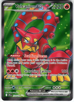 Volcanion ex - 171/159 Pokemon SV09: Journey Together Holo Ultra Rare NM - Image 1