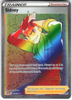 Sidney (Secret) 279/264 Pokemon SWSH08: Fusion Strike Holo Secret Rare NM - Image 1