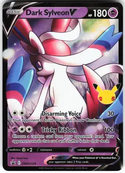Dark Sylveon V SWSH134 Pokemon SWSH: Sword & Shield Promo Cards Promo NM - Image 1