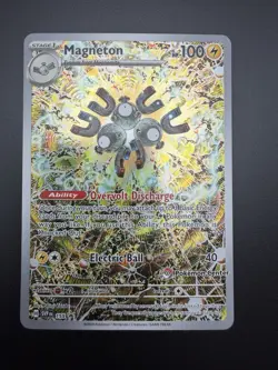 Pokemon Scarlet & Violet Pokemon Center Exclusive Magneton 159 Stamped Promo NM - Image 1