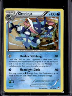 2016 Pokemon XY BREAKpoint Greninja #40/122 - Image 1