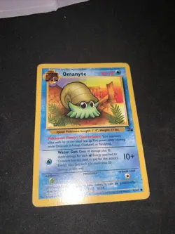 Omanyte ~ 1st Edition LP Pokemon TCG Fossil 52/62 Regular Vintage 1999 - Image 3