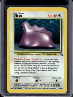 1999 Pokemon Fossil Ditto #3/62 - Image 1