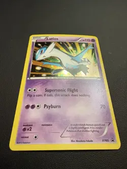 Pokemon Latios TCG XY Black Star Promos Holo Card XY65 2016 NM LP See Pics - Image 2