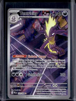 2025 Pokemon Phantasmal Flames Toxtricity Illustration Rare #103/094 - Image 1