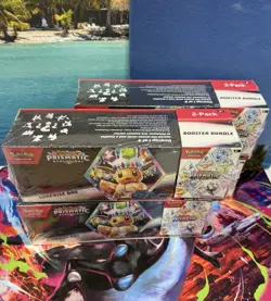Pokemon Prismatic Evolutions Surprise Box And Booster Bundle Sealed 4 Pack - Image 2