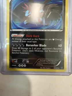 Hydreigon 79/101 Noble Victories Reverse Holo Rare Stage 2 150 HP Pokemon TCG - Image 3