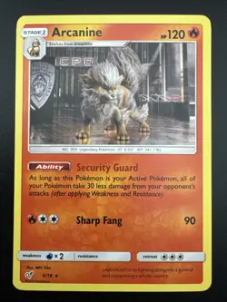 Arcanine 6/18 Pokemon Sword & Shield Detective Pikachu Movie Holo - Image 3