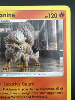 Arcanine 6/18 Pokemon Sword & Shield Detective Pikachu Movie Holo - Image 5