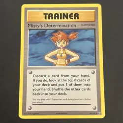 Misty's Determination 80/108 Regular Uncommon Pokemon XY: Evolutions TCG LP 2016 - Image 1