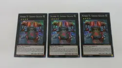 3x 1ST EDITION NUMBER 55 GOGOGO GOLIATH WSUP-EN007 SUPER RARE YUGIOH UNPLAYED - Image 1