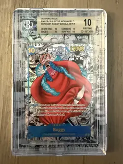 2024 ONE PIECE EMPERORS IN THE NEW WORLD Buggy Manga BGS 10 OP09-051 - Image 1